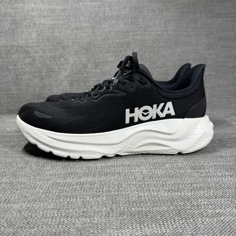 Hoka Arahi 8 Mens 11D Running Shoes Black White Stability Sneakers *No Insoles